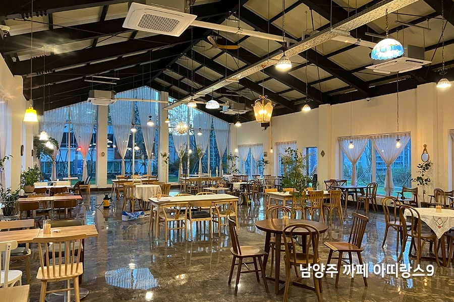 남양주 대형카페 미러 썬팅필름 시공 전